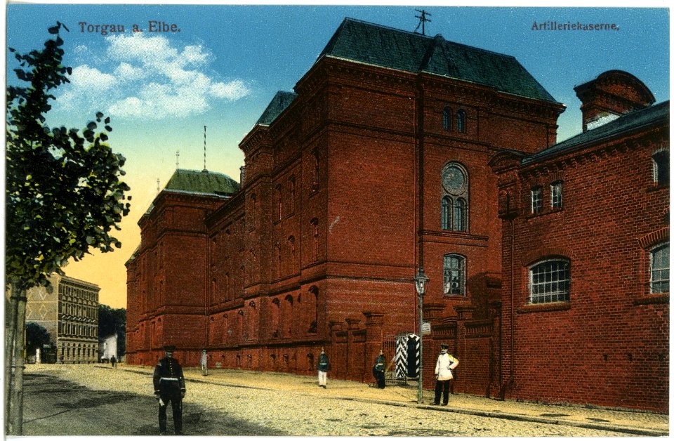 18448-Torgau-1914-Artilleriekaserne-Brück & Sohn Kunstverlag
