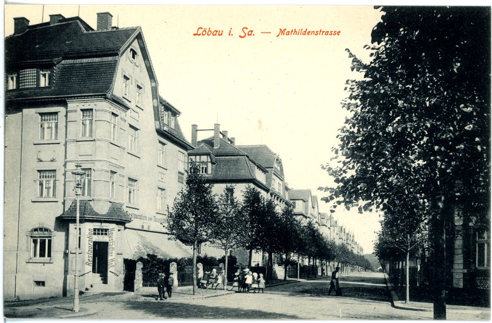 18414-Löbau-1914-Mathildenstraße-Brück & Sohn Kunstverlag