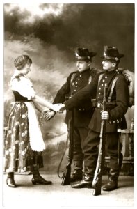 16033-Meißen-1913-Schützen Im Quartier-Brück & Sohn Kunstverlag