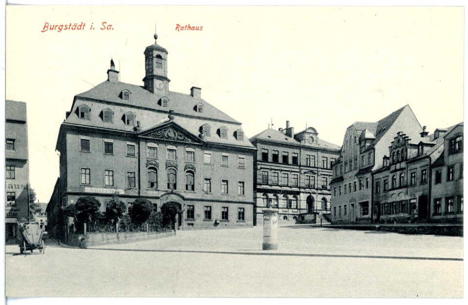 18708-Burgstädt-1915-Rathaus-Brück & Sohn Kunstverlag