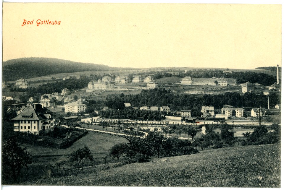 18392-Bad Gottleuba-1914-Blick auf Bad Gottleuba-Brück & Sohn Kunstverlag