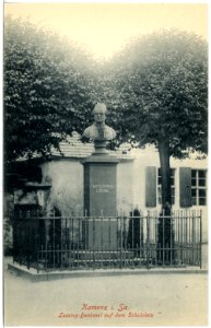 18322-Kamenz-1914-Lessingdenkmal-Brück & Sohn Kunstverlag