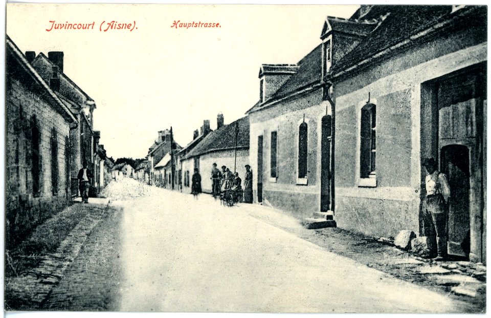 18641-Juvincourt-1915-Hauptstraße-Brück & Sohn Kunstverlag