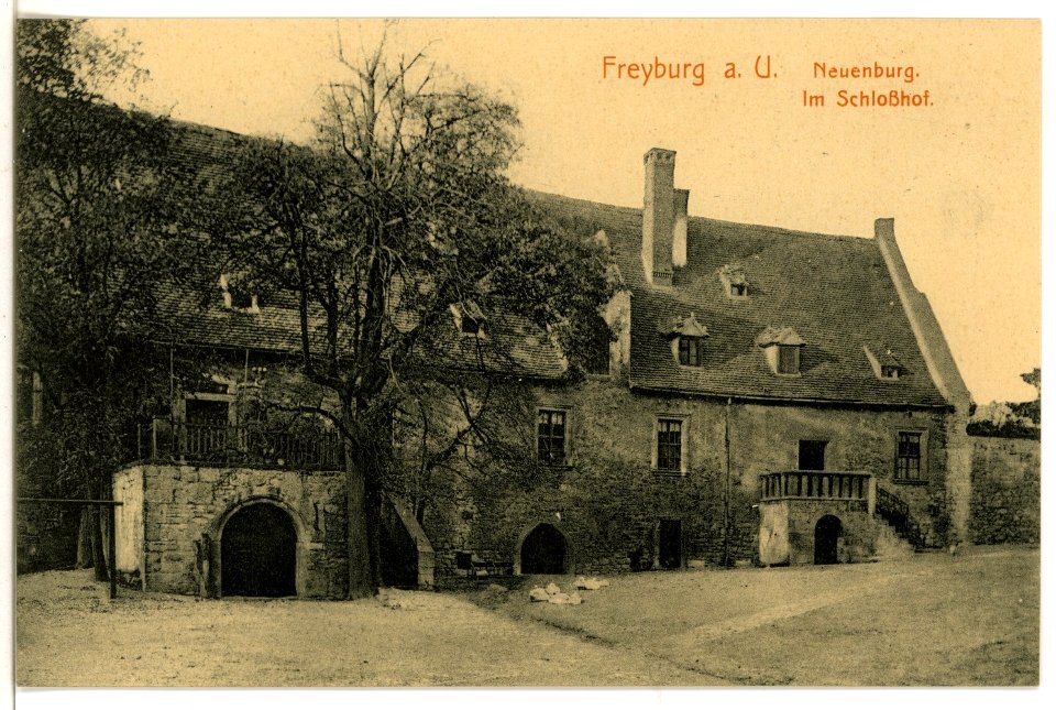 16462-Freyburg-1913-Neuenburg - Im Schloßhof-Brück & Sohn Kunstverlag