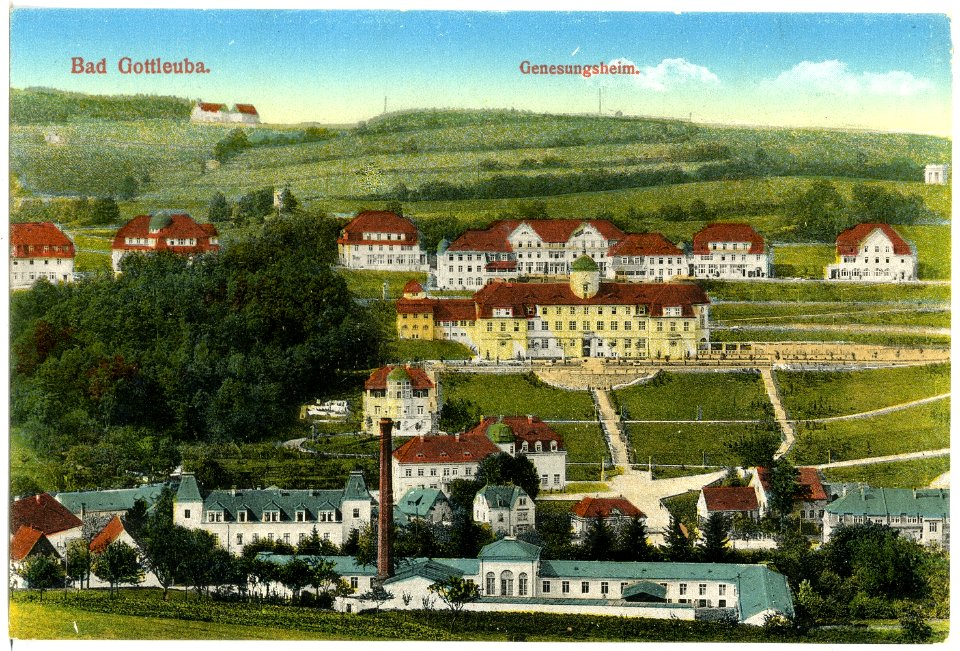 18478-Bad Gottleuba-1914-Genesungsheim-Brück & Sohn Kunstverlag