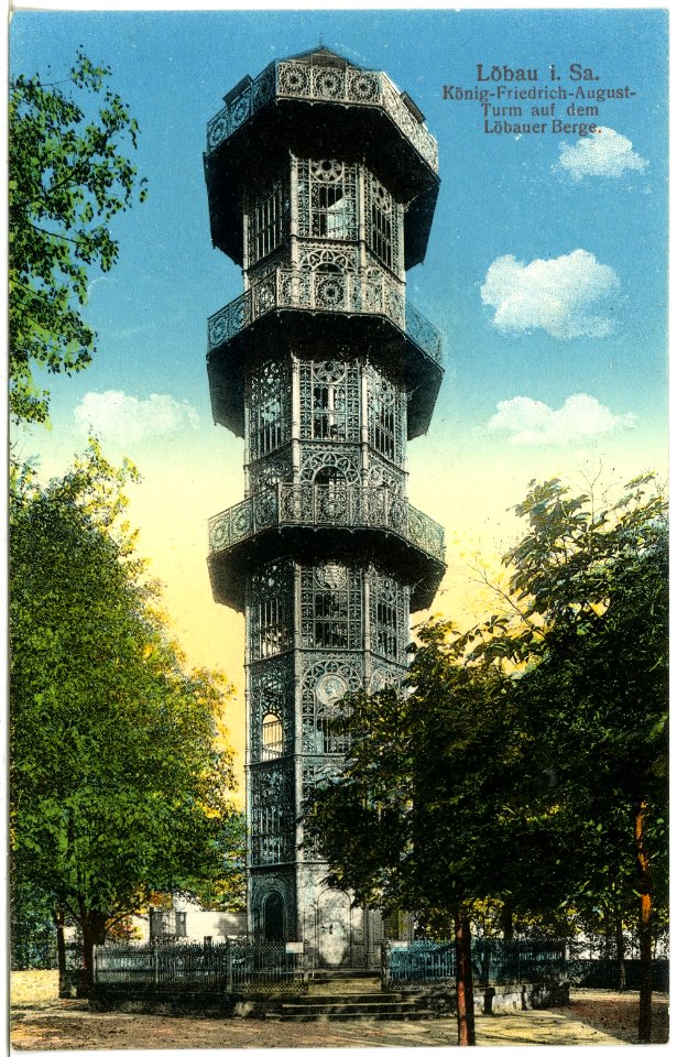 18471-Löbau-1914-König - Friedrich-August-Turm-Brück & Sohn Kunstverlag