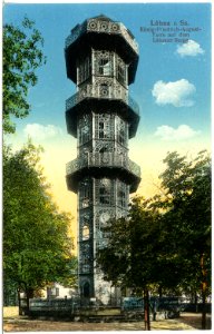 18471-Löbau-1914-König - Friedrich-August-Turm-Brück & Sohn Kunstverlag