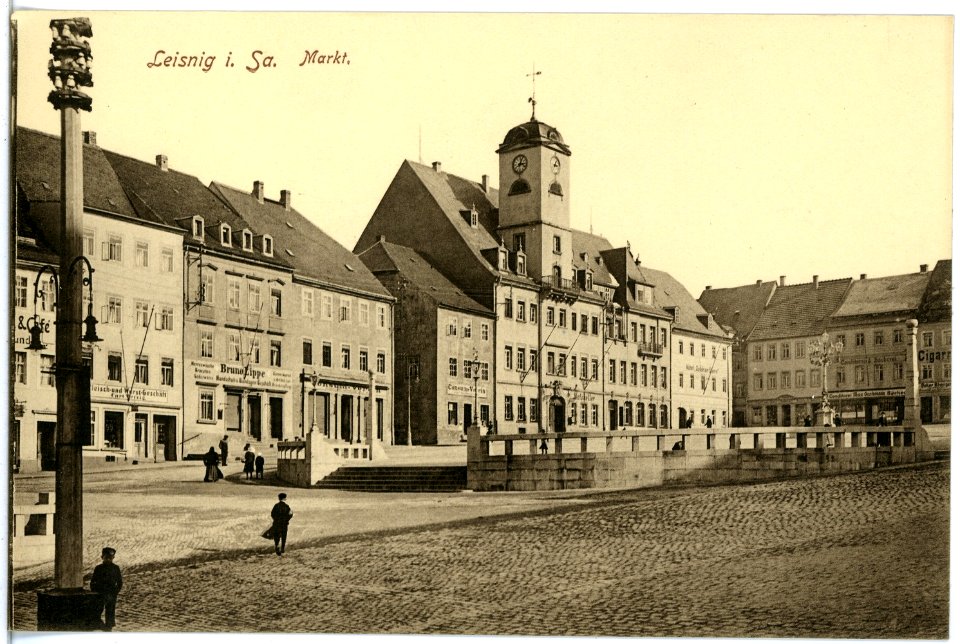 18735-Leisnig-1915-Markt-Brück & Sohn Kunstverlag