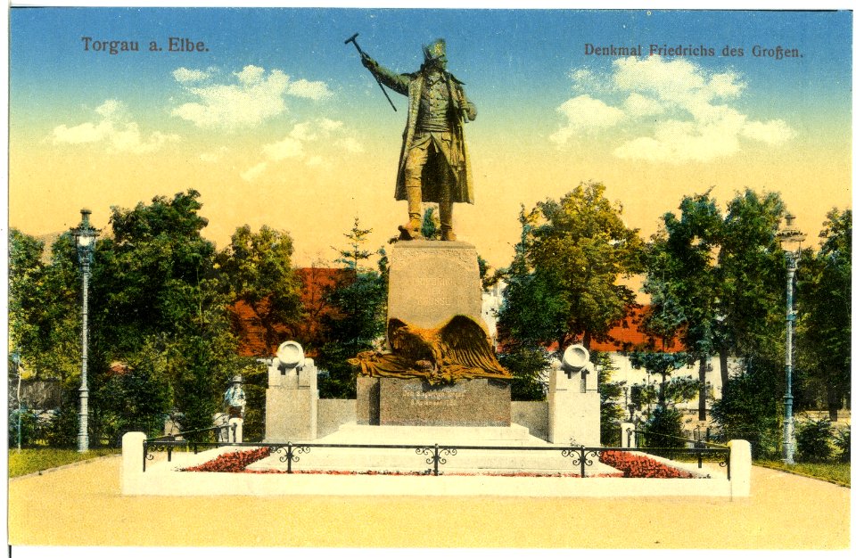 18286-Torgau-1914-Denkmal Friedrich des Großen-Brück & Sohn Kunstverlag