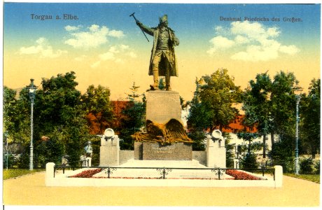 18286-Torgau-1914-Denkmal Friedrich des Großen-Brück & Sohn Kunstverlag