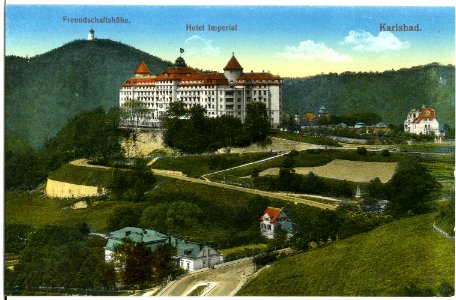 18821-Karlsbad-1915-Freundschaftshöhe, Hotel Imperial-Brück & Sohn Kunstverlag