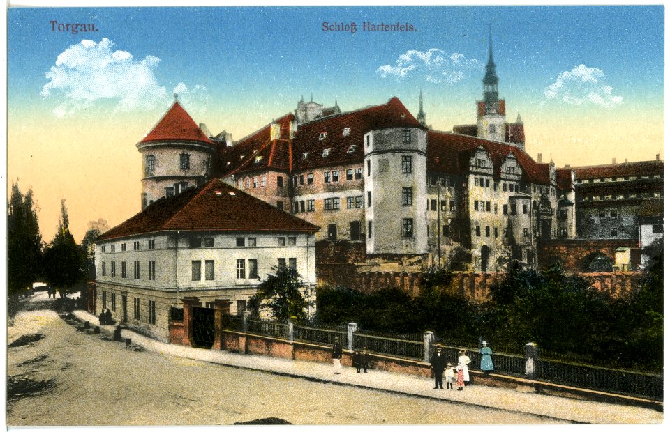 18454-Torgau-1914-Schloß Hartenfels mit Garnisonsbäckerei-Brück & Sohn Kunstverlag