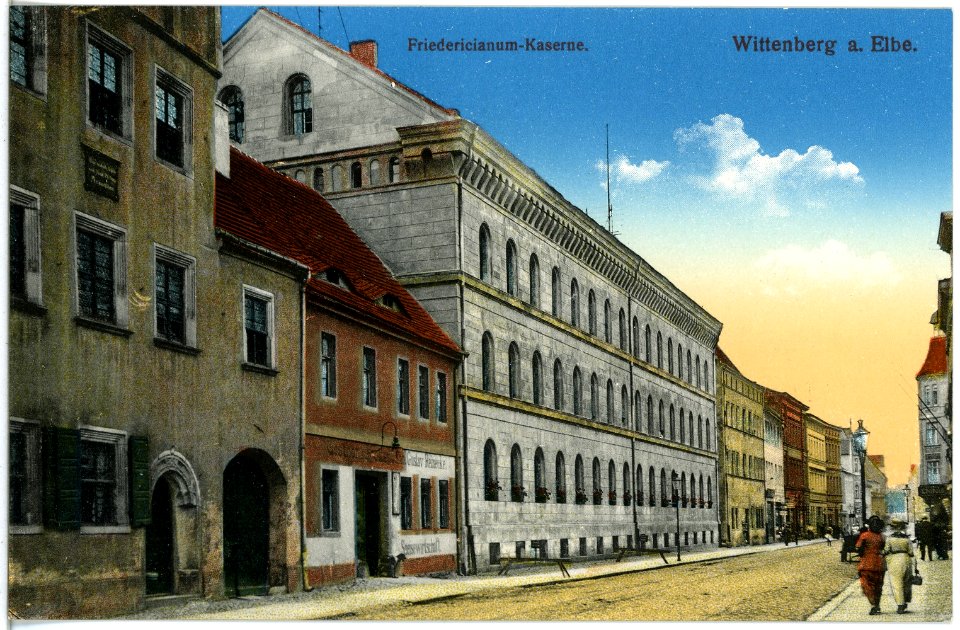 18456-Wittenberg-1914-Friedericianum - Kaserne-Brück & Sohn Kunstverlag