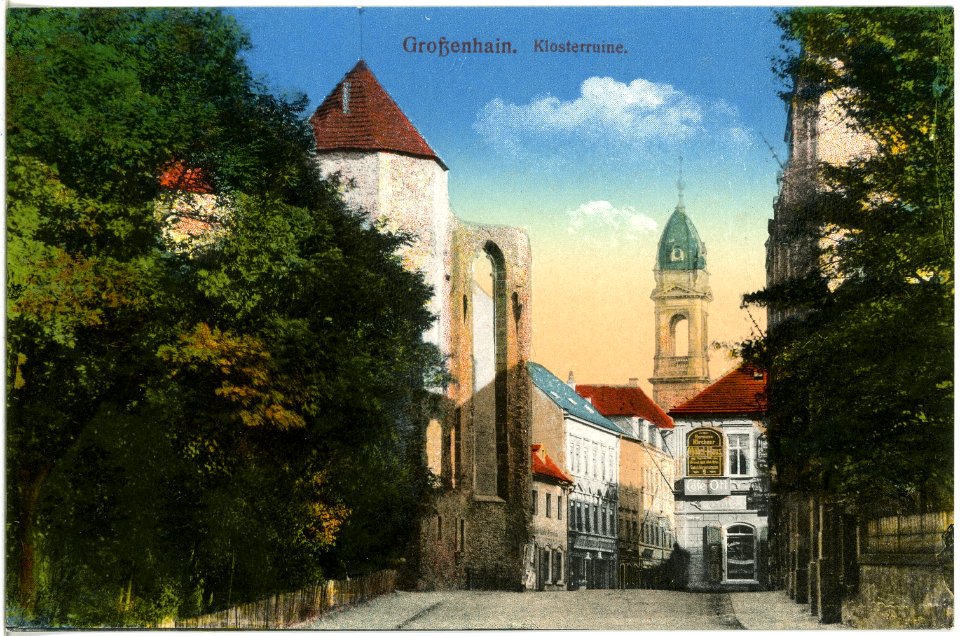 18432-Großenhain-1914-Klosterruine-Brück & Sohn Kunstverlag