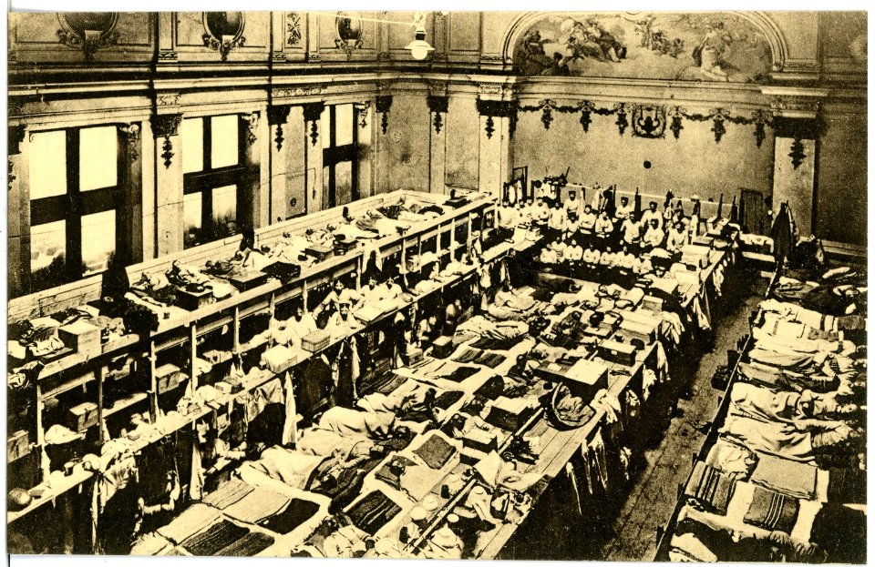 18691-Pirna-1915-Kaiserhof-Kaserne - Schlafsaal-Brück & Sohn Kunstverlag