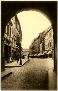 18760-Bautzen-1915-Blick zum Reichentor und der Reichenstraße-Brück & Sohn Kunstverlag
