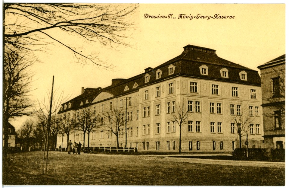 18682-Dresden-1915-Kaserne des 4. Feld-Artillerie-Regiment Nr. 48-Brück & Sohn Kunstverlag