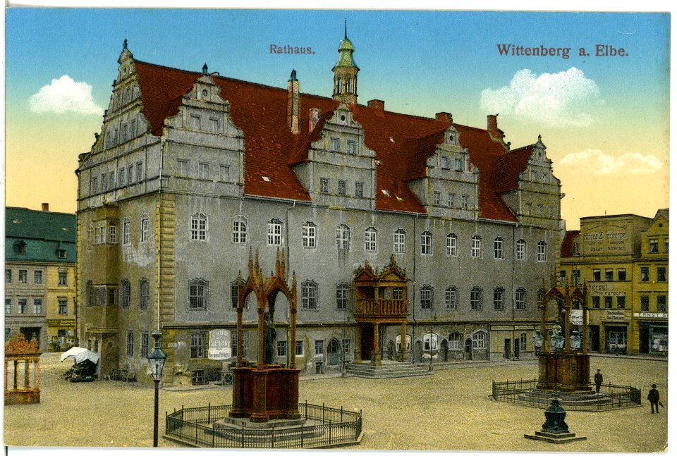 18770-Wittenberg-1915-Rathaus-Brück & Sohn Kunstverlag