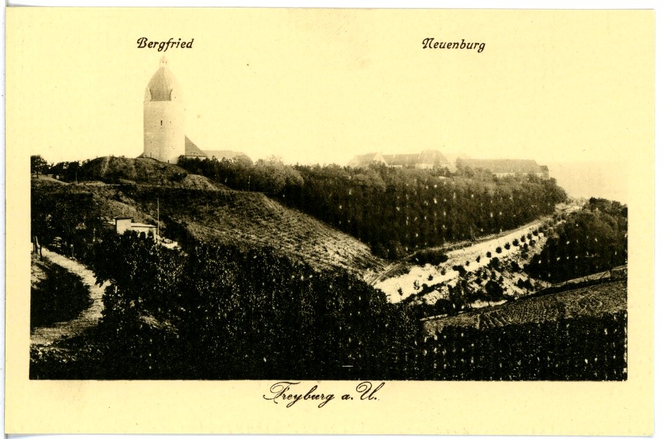 17561-Freyburg-1914-Neuenburg und Bergfried-Brück & Sohn Kunstverlag