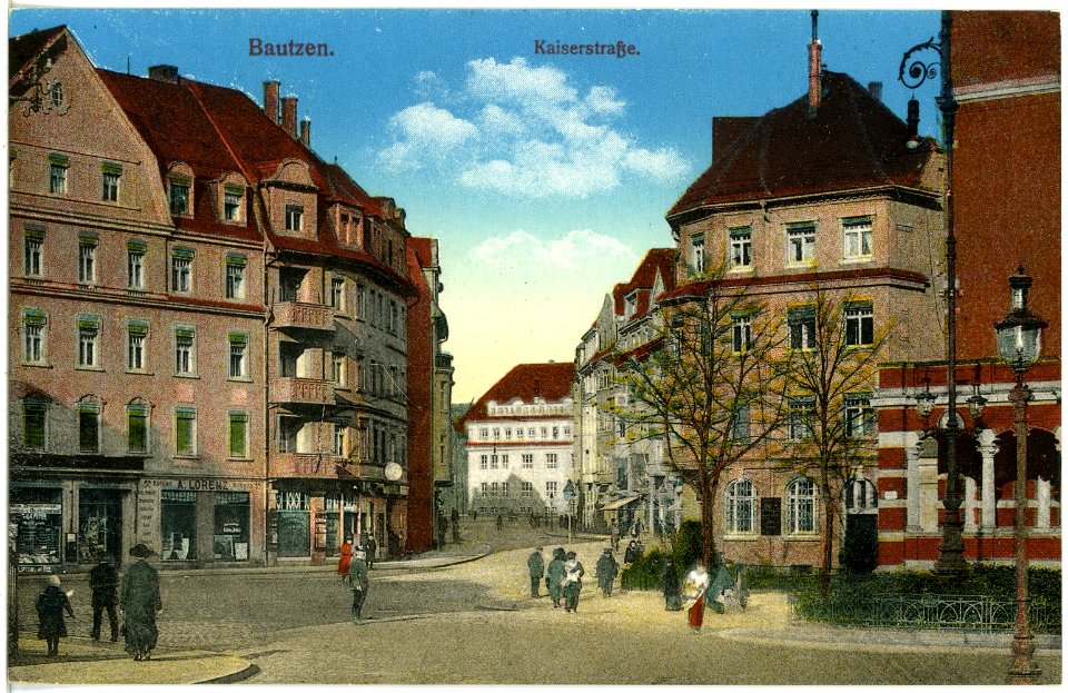 18591-Bautzen-1915-Kaiserstraße-Brück & Sohn Kunstverlag