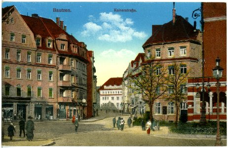 18591-Bautzen-1915-Kaiserstraße-Brück & Sohn Kunstverlag