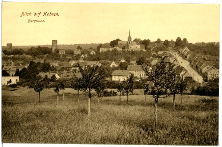 18211-Kohren-1914-Blick auf Kohren-Brück & Sohn Kunstverlag