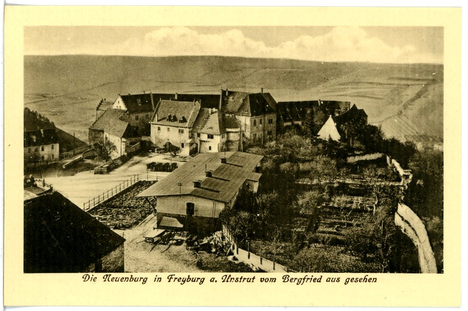 17552-Freyburg-1914-Die Neuenburg vom Bergfried gesehen-Brück & Sohn Kunstverlag