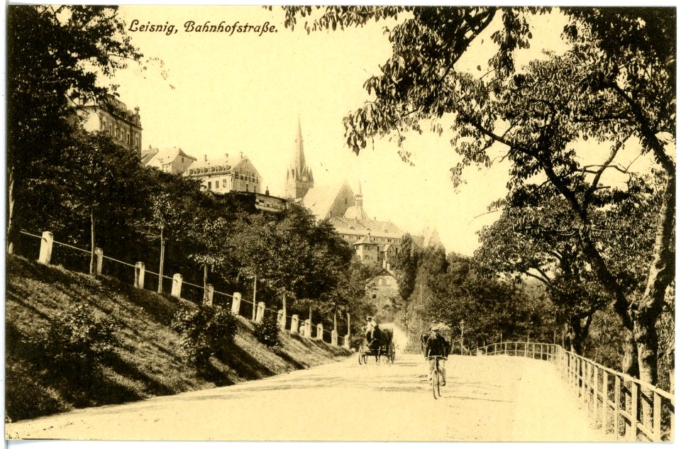 18343-Leisnig-1914-Bahnhofstraße-Brück & Sohn Kunstverlag