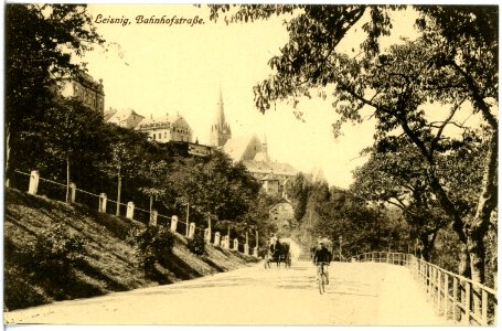 18343-Leisnig-1914-Bahnhofstraße-Brück & Sohn Kunstverlag