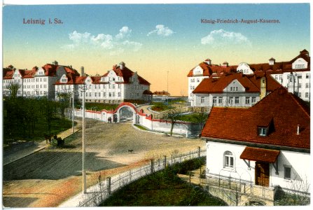 18993-Leisnig-1915-König Friedrich August Kaserne-Brück & Sohn Kunstverlag