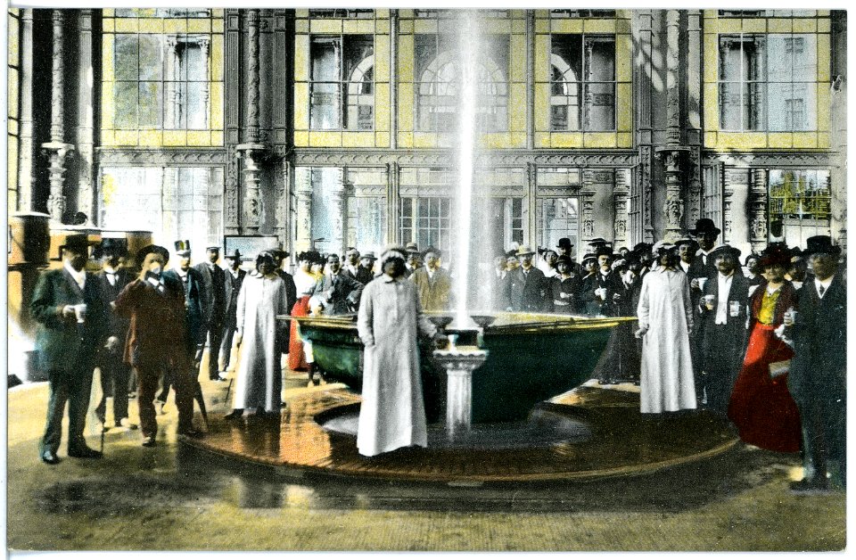 18805-Karlsbad-1915-Der Sprudel-Brück & Sohn Kunstverlag
