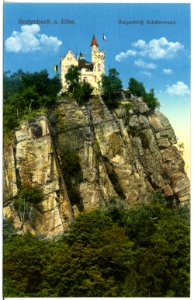 18356-Tetschen-1914-Bergschloß Schäferwand-Brück & Sohn Kunstverlag