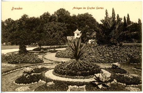 18911-Dresden-1915-Anlagen im Großen Garten-Brück & Sohn Kunstverlag photo