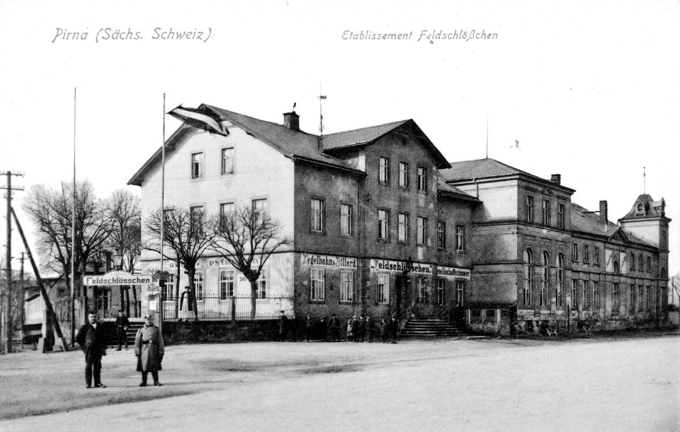 18689-Pirna-1915-Etablissement Feldschlößchen-Brück & Sohn Kunstverlag