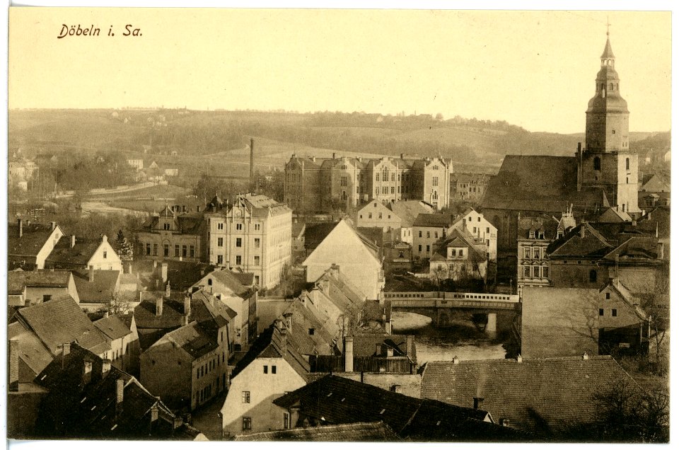 18867-Döbeln-1915-Blick auf Döbeln-Brück & Sohn Kunstverlag