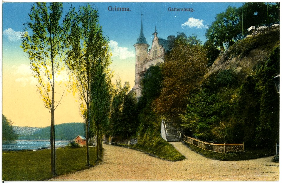 18887-Grimma-1915-Gattersburg-Brück & Sohn Kunstverlag