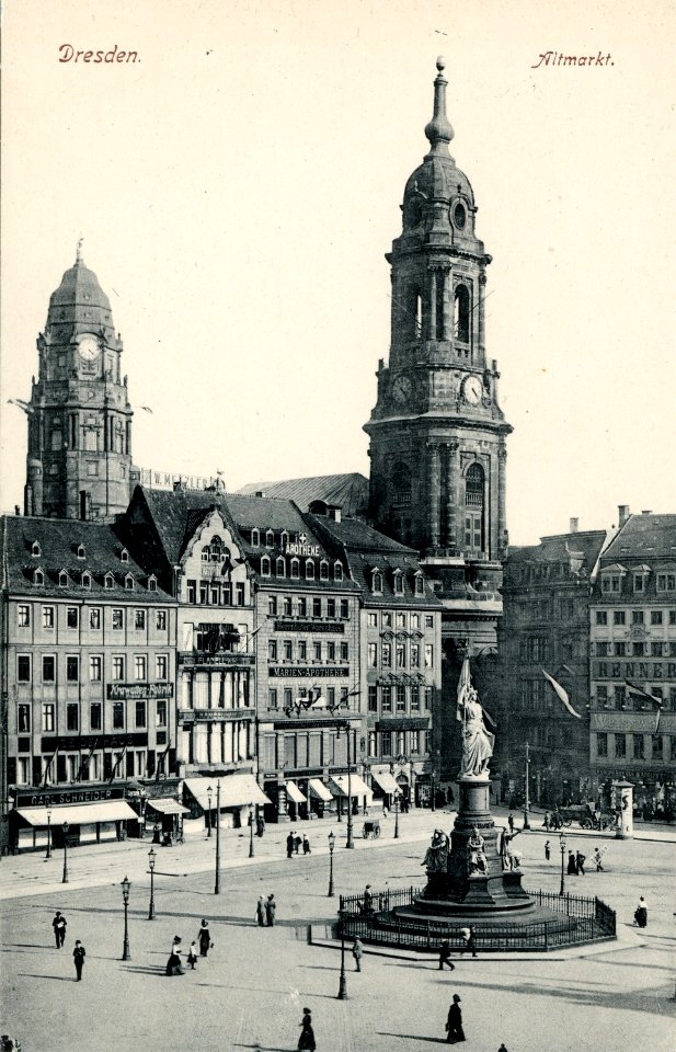 18900-Dresden-1915-Altmarkt-Brück & Sohn Kunstverlag