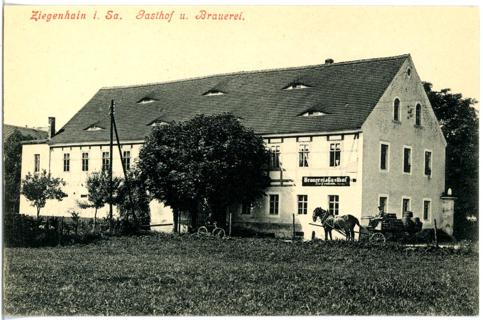 17966-Ziegenhain-1914-Gasthof und Brauerei-Brück & Sohn Kunstverlag