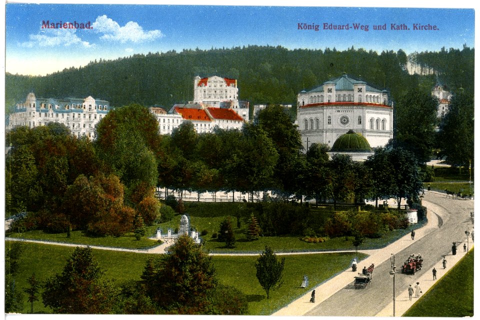 17544-Marienbad-1914-König-Eduard-Weg-Brück & Sohn Kunstverlag