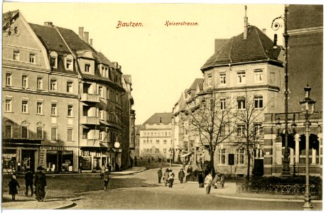 18529-Bautzen-1914-Kaiserstraße-Brück & Sohn Kunstverlag