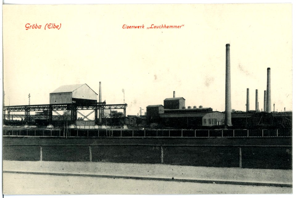 18851-Gröba-1915-Eisenwerk "Lauchhammer"-Brück & Sohn Kunstverlag