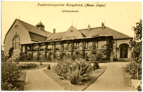 18514-Königsbrück-1914-Offizierskasino-Brück & Sohn Kunstverlag