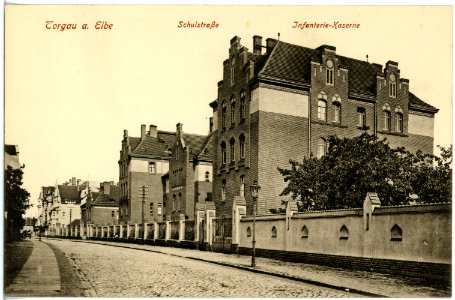 18229-Torgau-1914-Infanterie-Kaserne, Schulstraße-Brück & Sohn Kunstverlag
