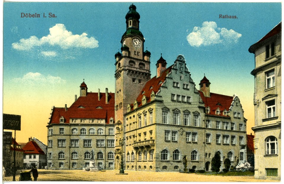 18500-Döbeln-1914-Rathaus-Brück & Sohn Kunstverlag