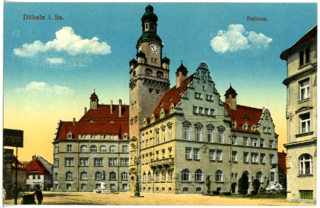 18500-Döbeln-1914-Rathaus-Brück & Sohn Kunstverlag
