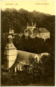 18534-Liebstadt-1914-Schloß Kuckuckstein und Kirche-Brück & Sohn Kunstverlag