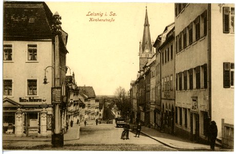 18734-Leisnig-1915-Kirchenstraße-Brück & Sohn Kunstverlag