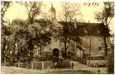 17896-Mühlberg-1914-Kurfürstliches Schloß-Brück & Sohn Kunstverlag