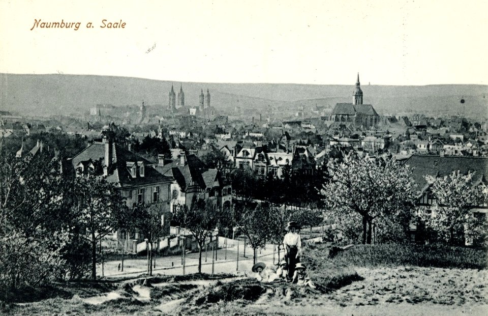 18552-Naumburg-1914-Blick auf Naumburg-Brück & Sohn Kunstverlag