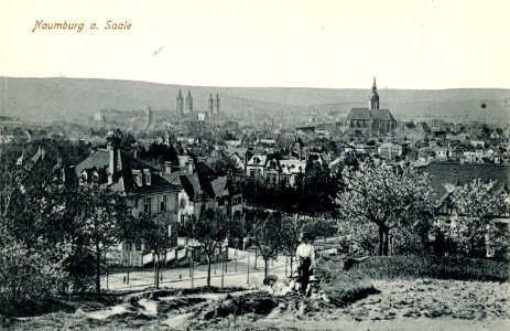 18552-Naumburg-1914-Blick auf Naumburg-Brück & Sohn Kunstverlag